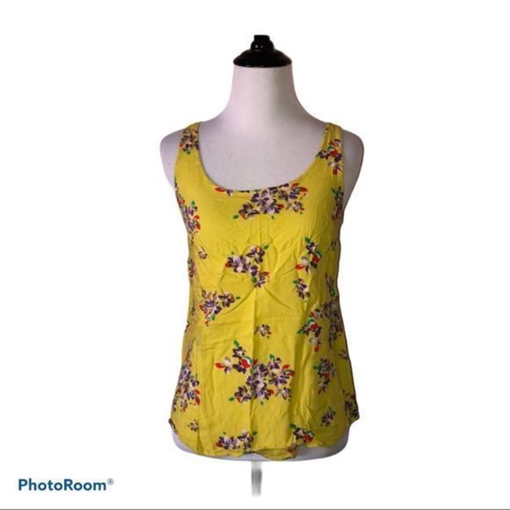5/$30 🎈 Old navy‎ women’s XS yellow floral tank top